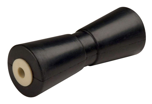 Black CE Smith V-KEEL Roller 10" W RUB, BLK