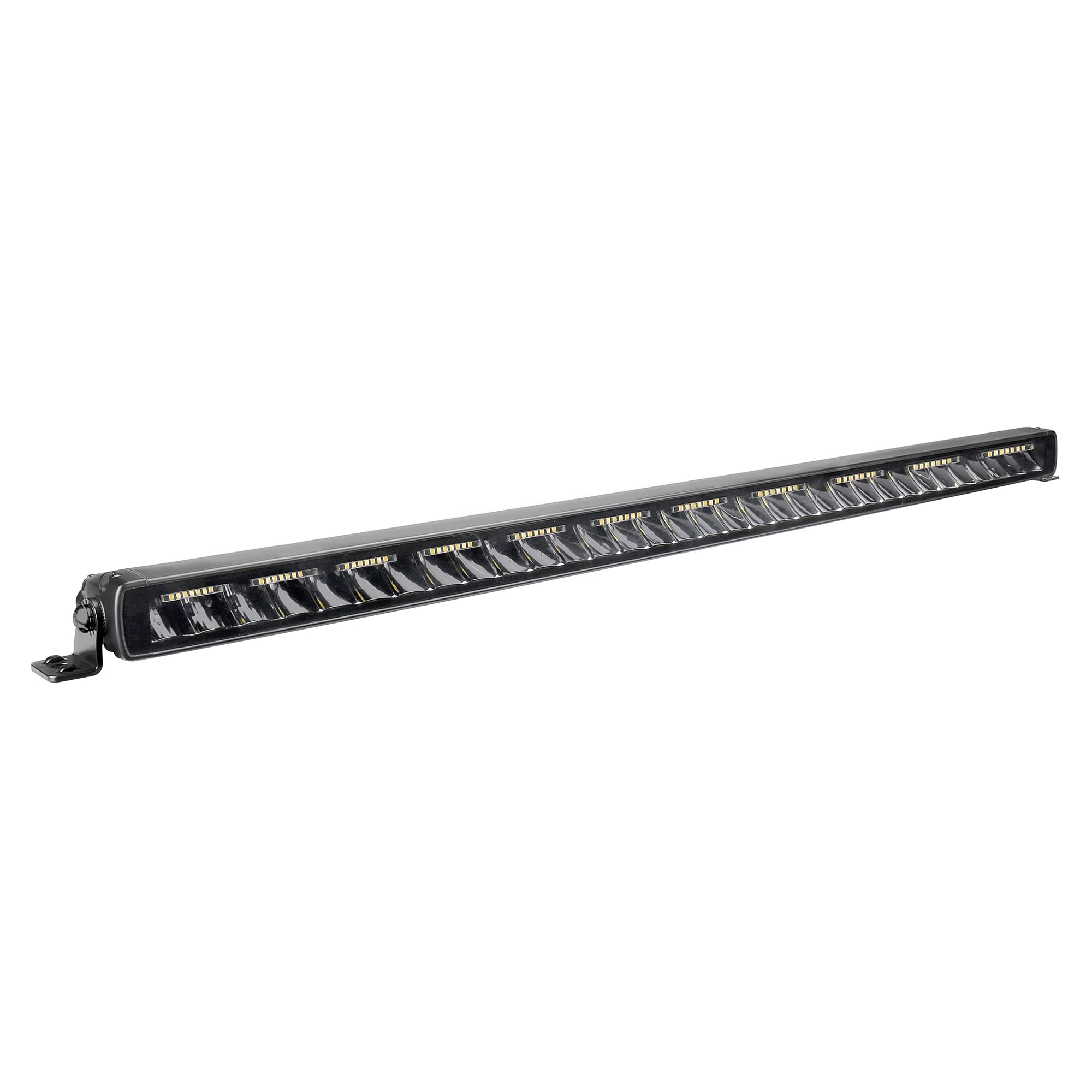 Xplor Lighting: Go Rhino Blackout Combo Series 31.5" Single Row LED Light Bar With Amber Lighting | Side & Track Mount, Aluminum, Black | 751653212CSS