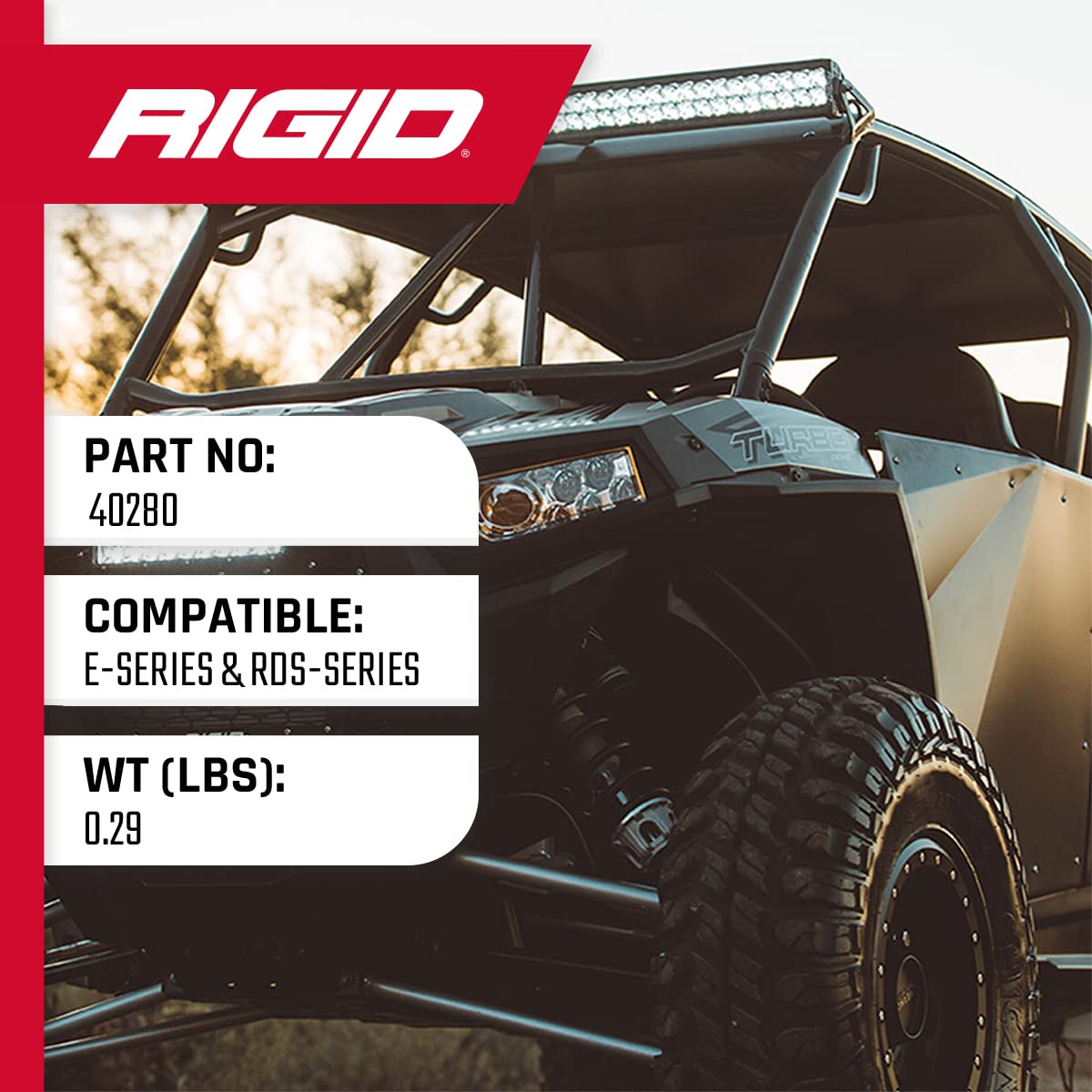 E/RDS-Series Rigid Industries 40280 Resonance Damper