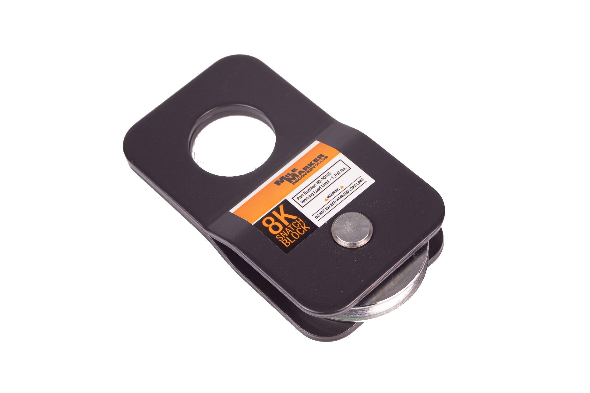 ATV Mile Marker 60-50105 Snatch Block - 8000 lb. Weight Capacity - Distribute Load Evenly - Significantly Reduces Stress on Your Equipment - Versatile Winching Angles