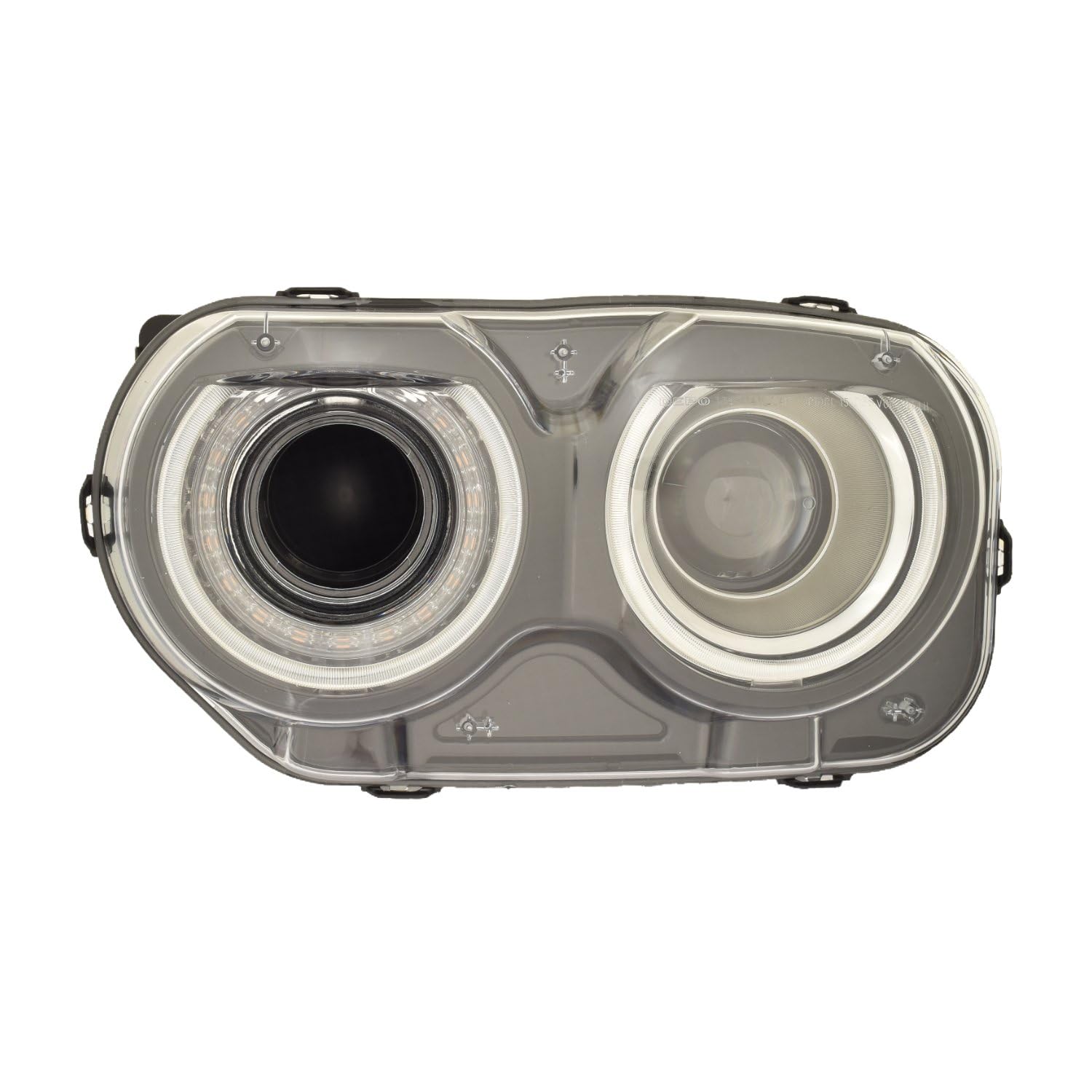 Depo Automotive ACK for Dodge Challenger 15-22 Headlight HID with LED AccentS with AIR DUCTS 1 without Logo LH Driver Side CAPA Replaces OEM: 68378877AB Partslink: CH2502324C