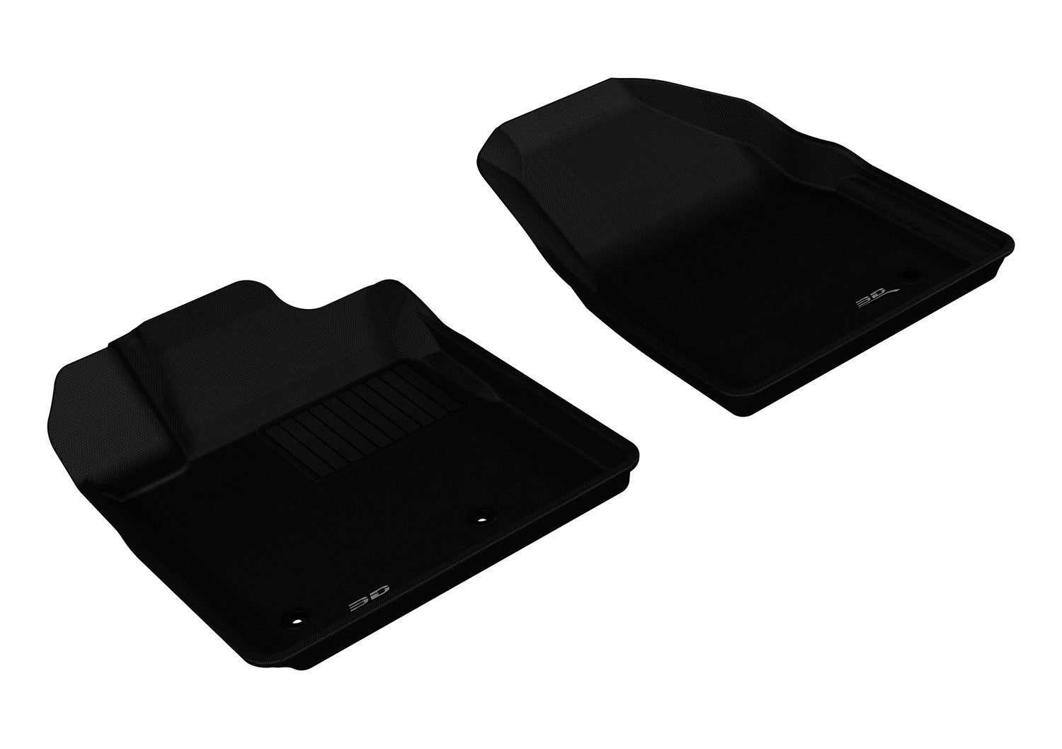 2009-2015 Honda Pilot 3D MAXpider Kagu 1st Row Floormat - Black (L1HD05811509)