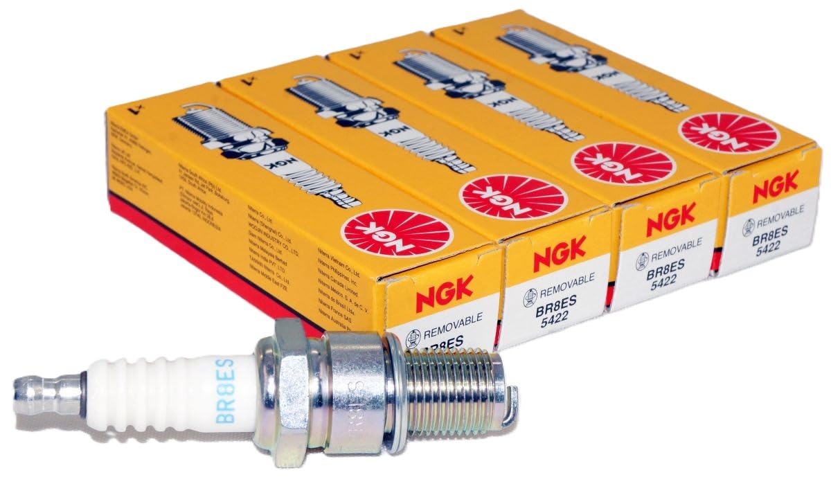 BR8ES NGK 5422-4PK Standard Spark Plug, Box of 4