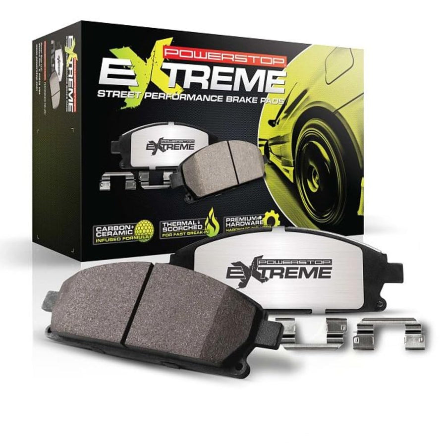 Power Stop Z26-412 Brake Pad Extreme Performance For Chevrolet Camaro, Chevrolet Corvette, Ford Mustang, Ford Mustang, Pontiac Firebird [Model Specific]