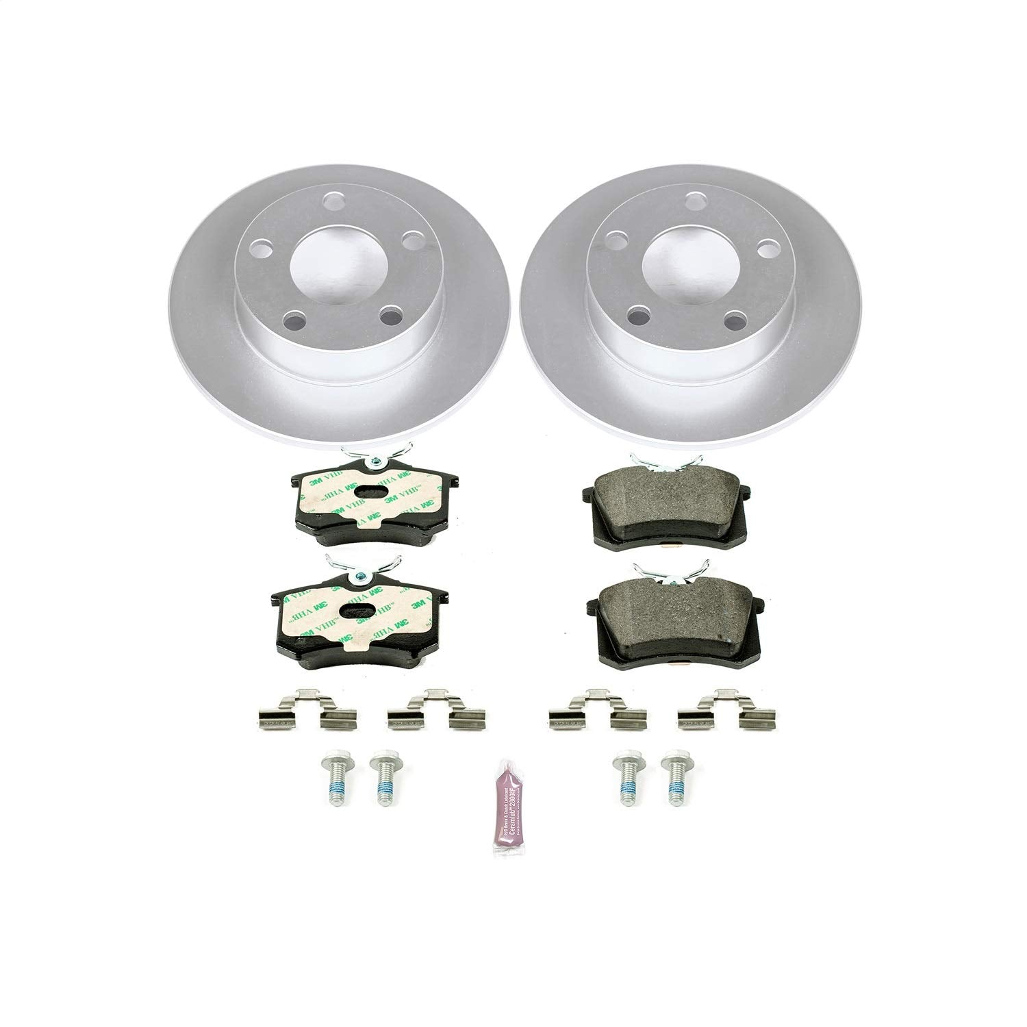 Power Stop ESK585 Euro-Stop Rear Brake Kit For Volkswagen Passat 1999-2005 [Model Specific]