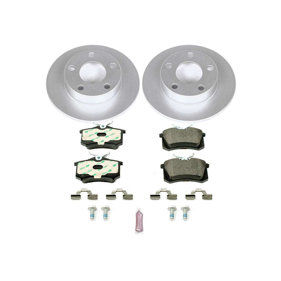 Power Stop ESK585 Euro-Stop Rear Brake Kit For Volkswagen Passat 1999-2005 [Model Specific]