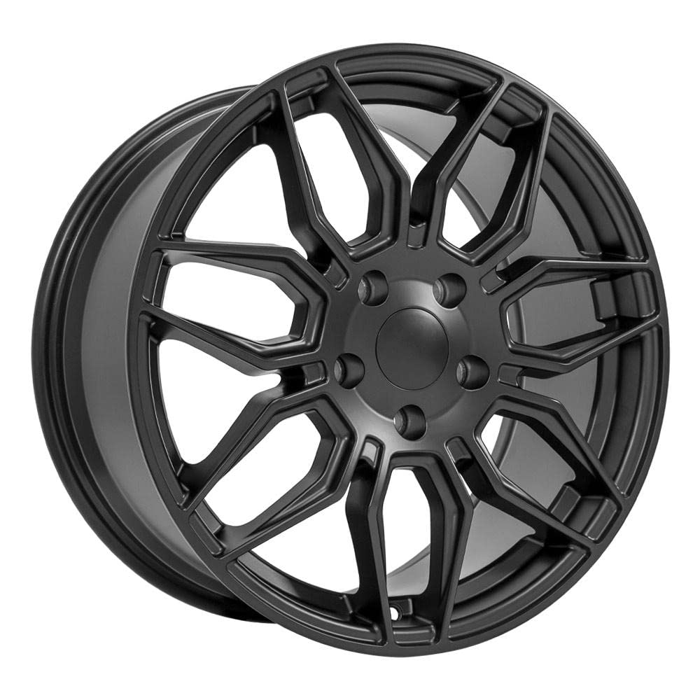 CV03C OE Wheels 18" Replica Wheel Fits Chevrolet C7 Corvette 18X8.5 Satin Black Wheel 18085-5475-52B1
