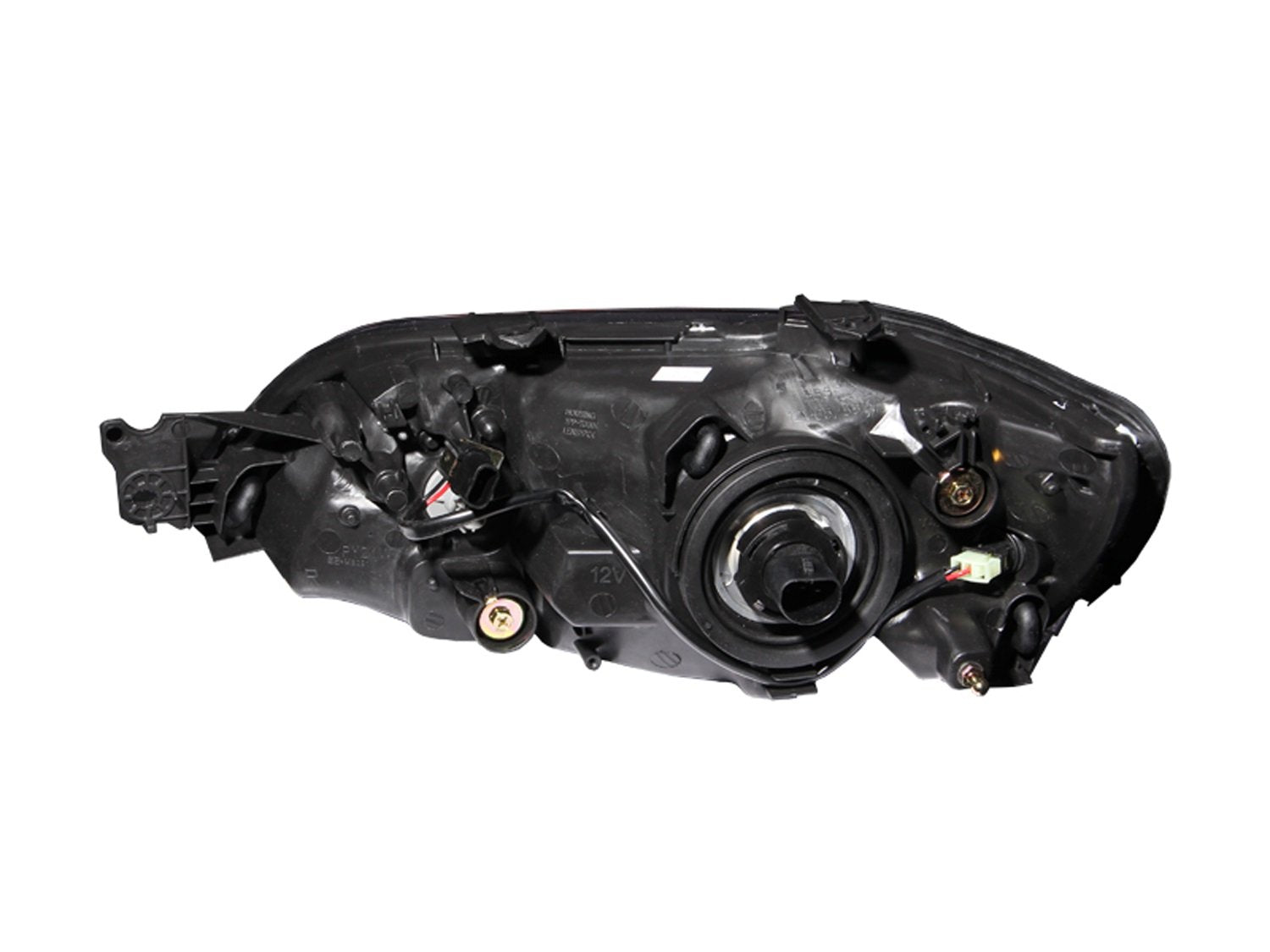 Mitsubishi Lancer Anzo USA 121101 Crystal Black Headlight Assembly - (Sold in Pairs)
