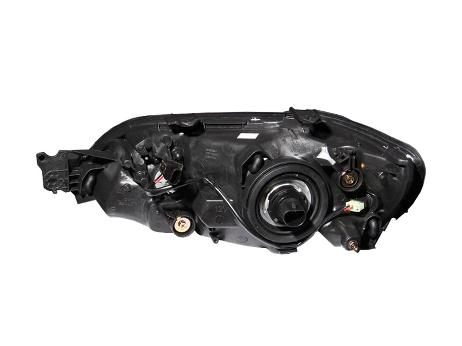 Mitsubishi Lancer Anzo USA 121101 Crystal Black Headlight Assembly - (Sold in Pairs)