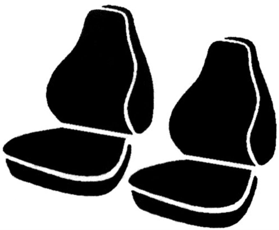 Fia TAUPE SP89-7 Custom Fit Front Seat Cover Bucket Seats - Poly-Cotton, (Taupe)