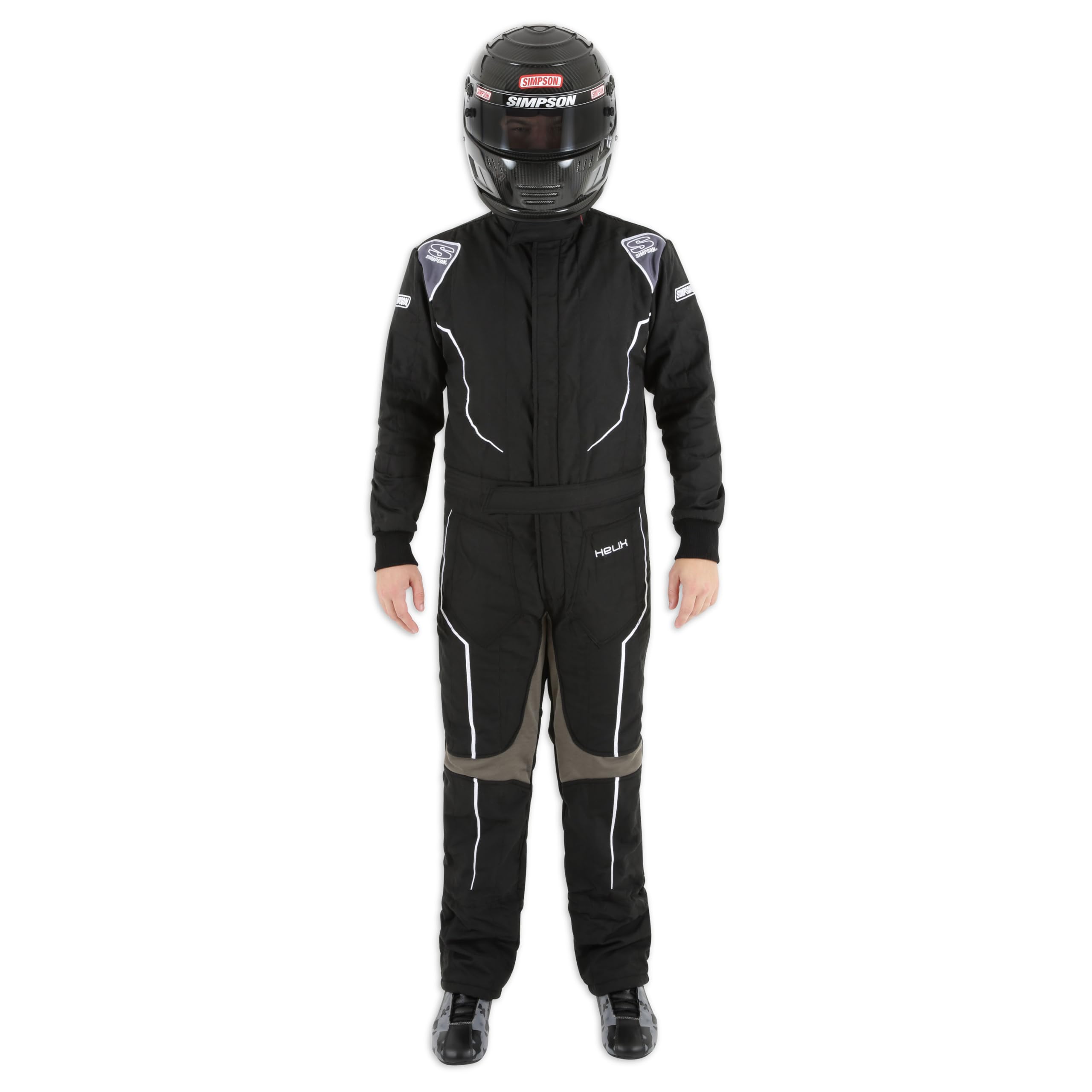 Helix SIMPSON Youth Suit (XSmall Black/Gray)
