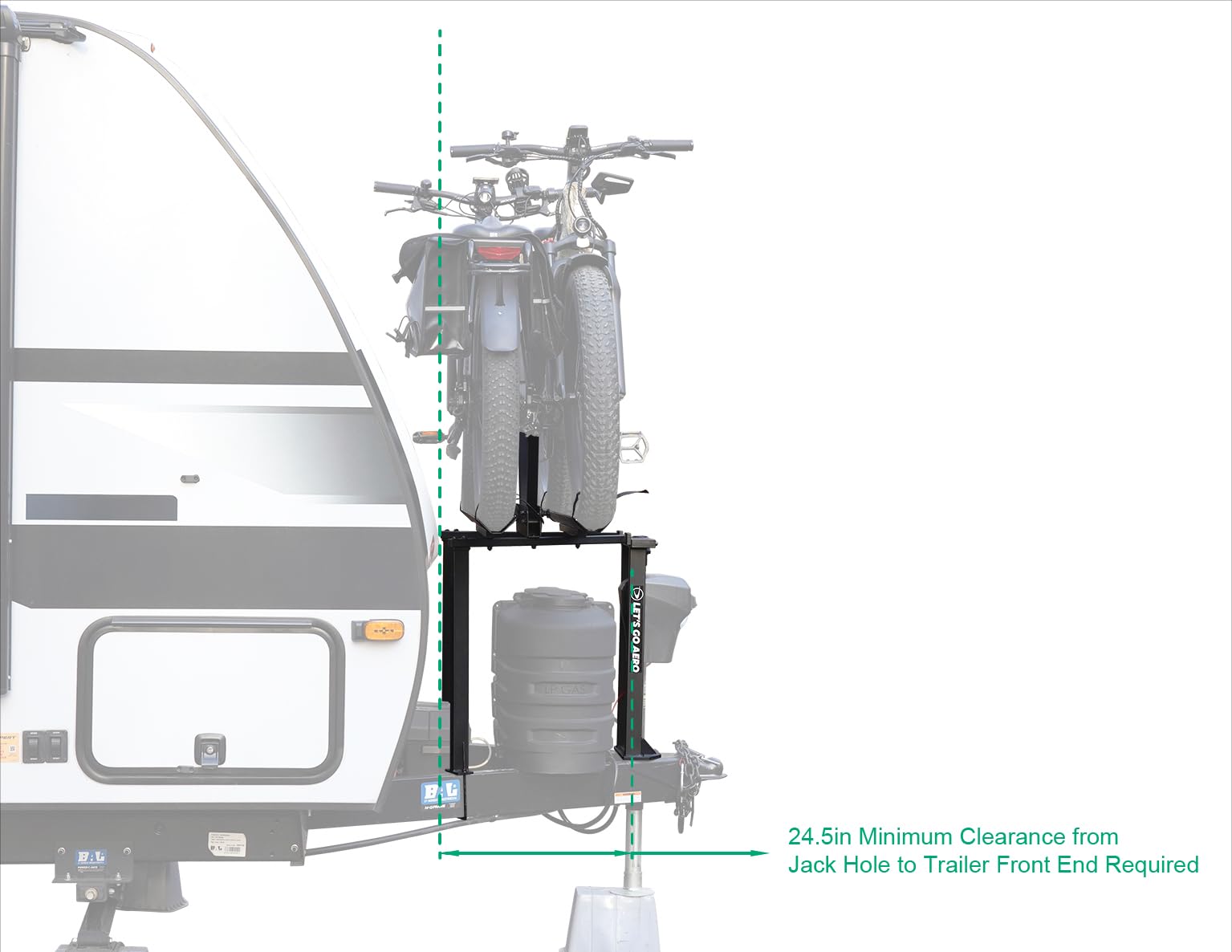Two Jack-E eBike Carrier (Model #B02769)