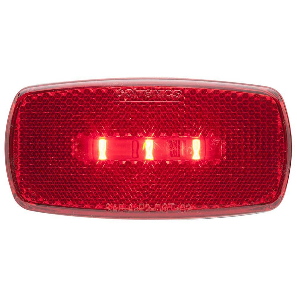 Optronics LED Surface Mount MCL32RBBP Marker/Clearance Light with Reflex, Black