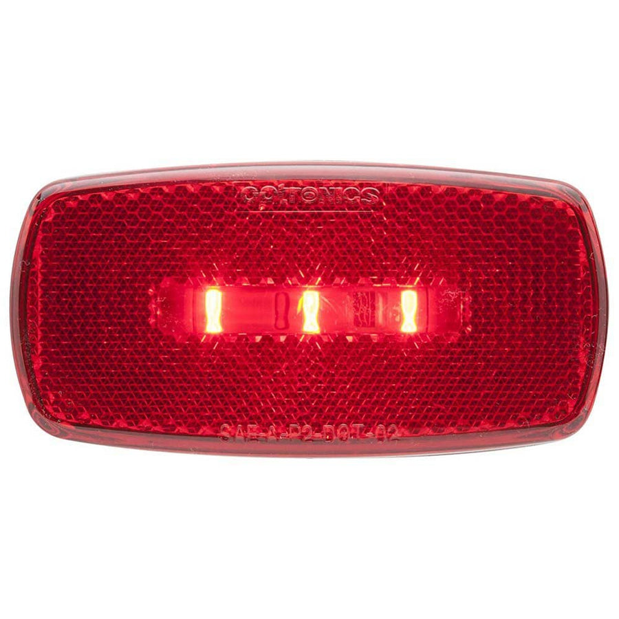 Optronics LED Surface Mount MCL32RBBP Marker/Clearance Light with Reflex, Black