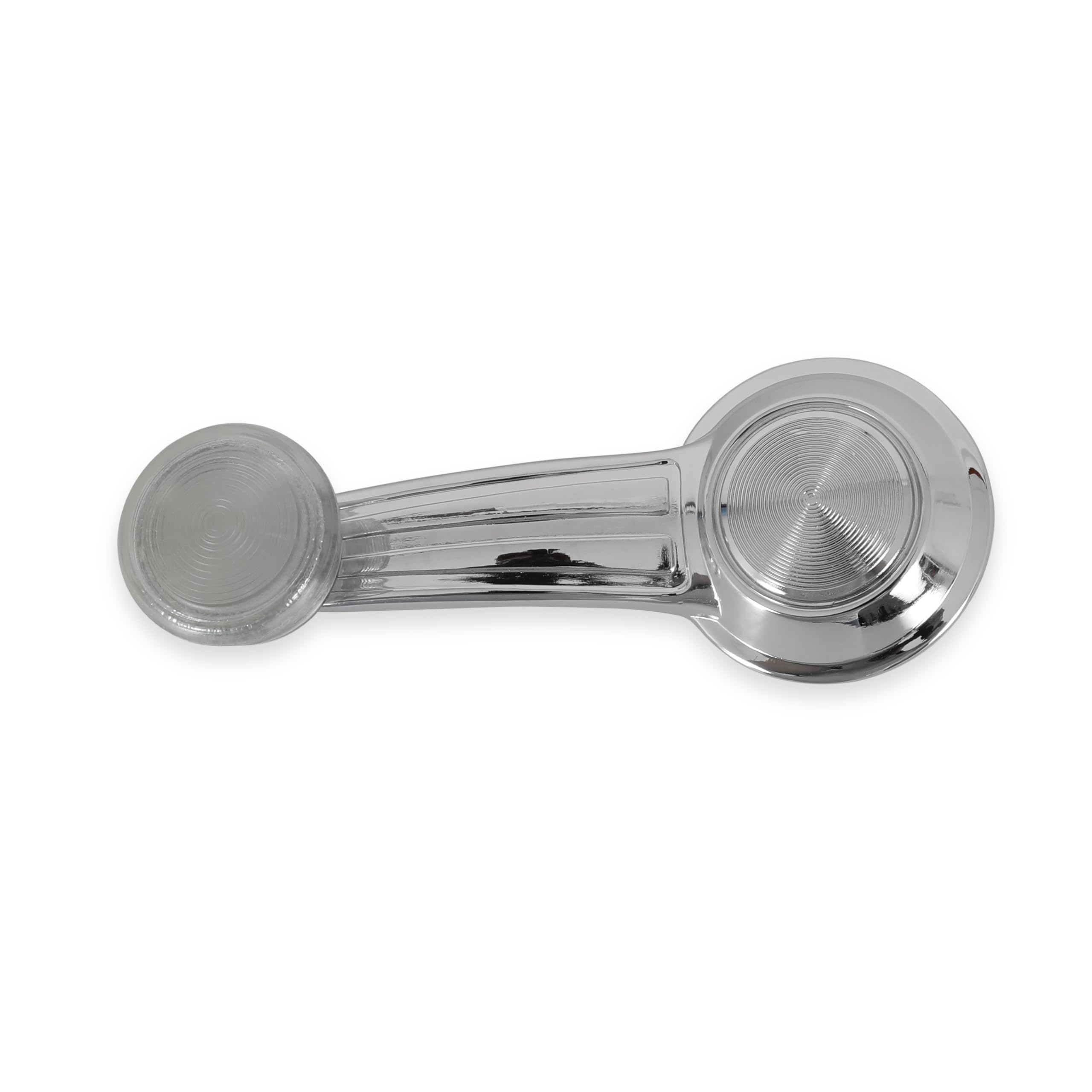 D1032-67 Brothers Trucks Window Crank - Chrome with Clear Knob - Each