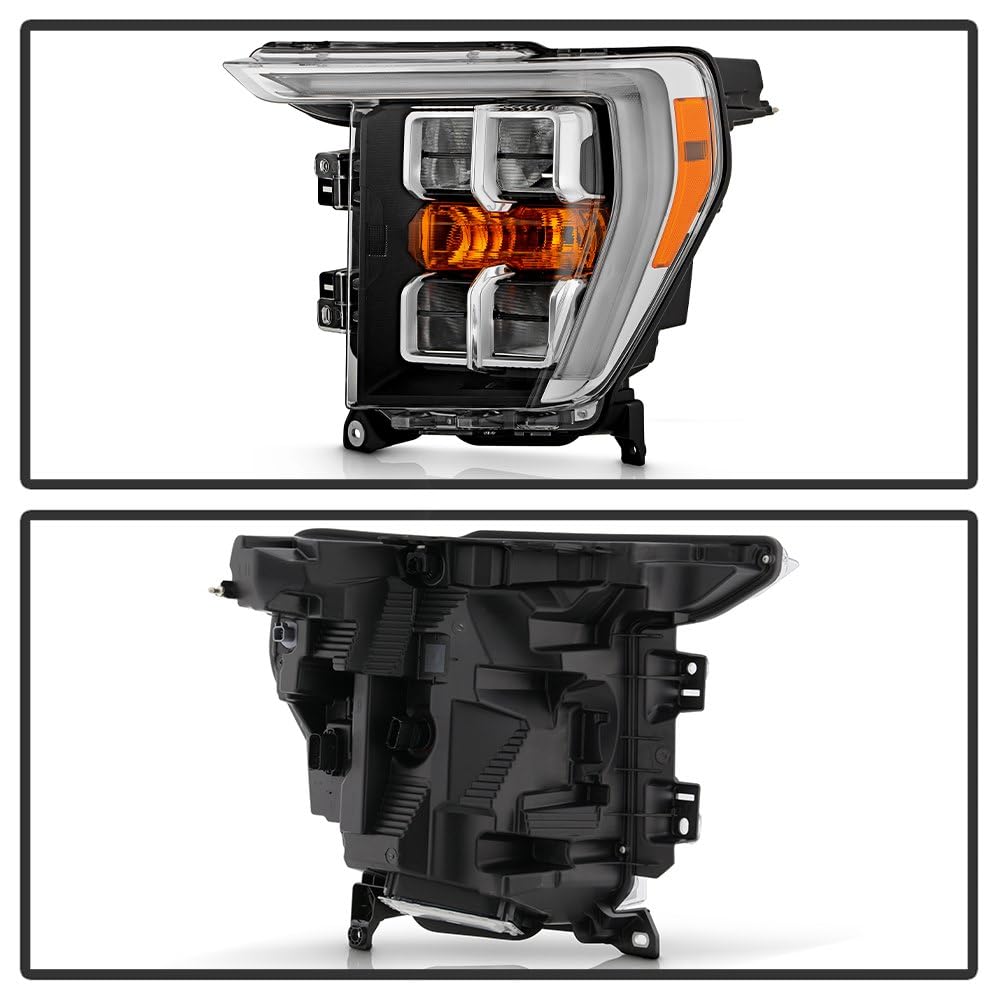 Ford F150 Spyder (OE) 21-23 Quad LED w/DRL Headlight - OE Left