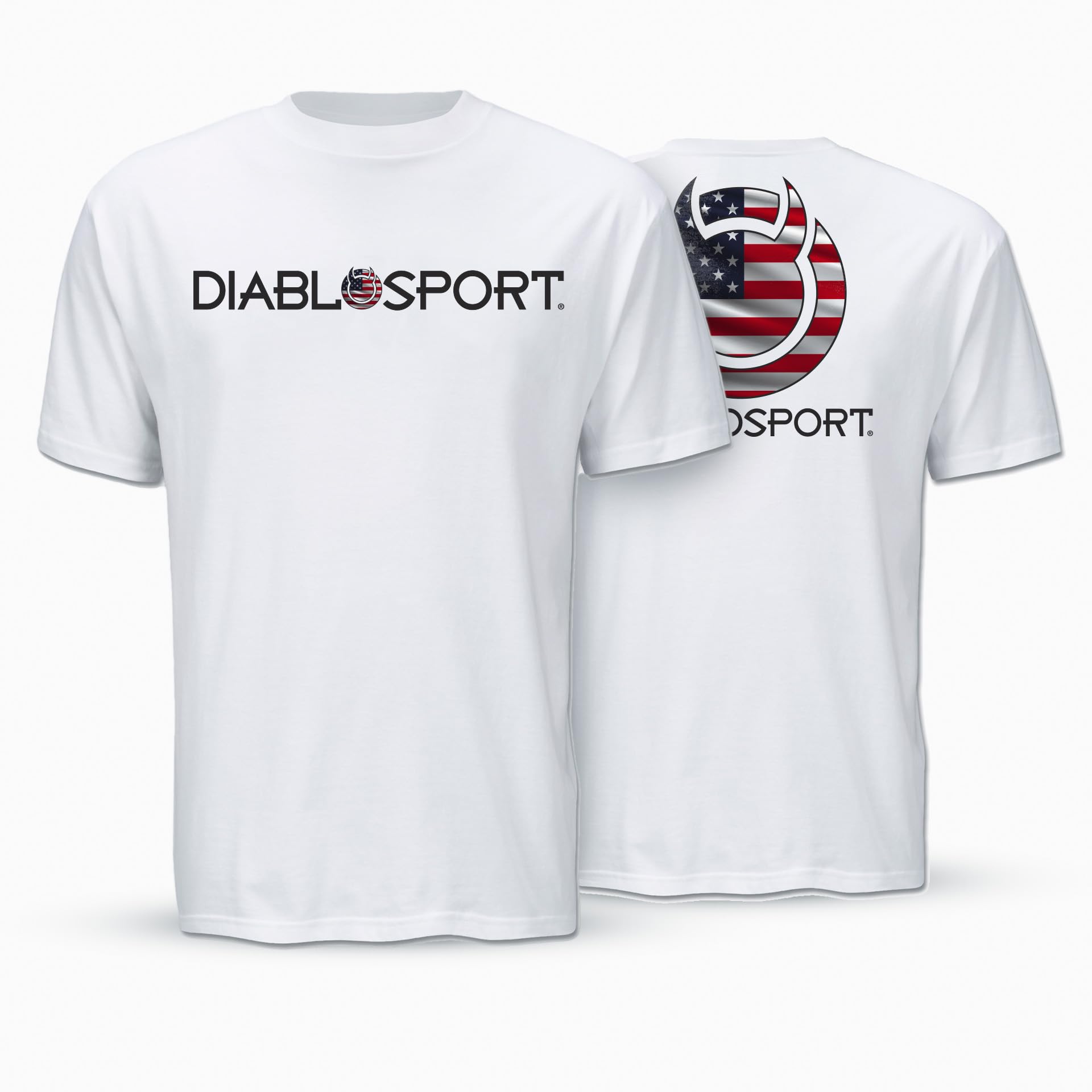 DiabloSport G1076 USA Flag Shirt White 3XL