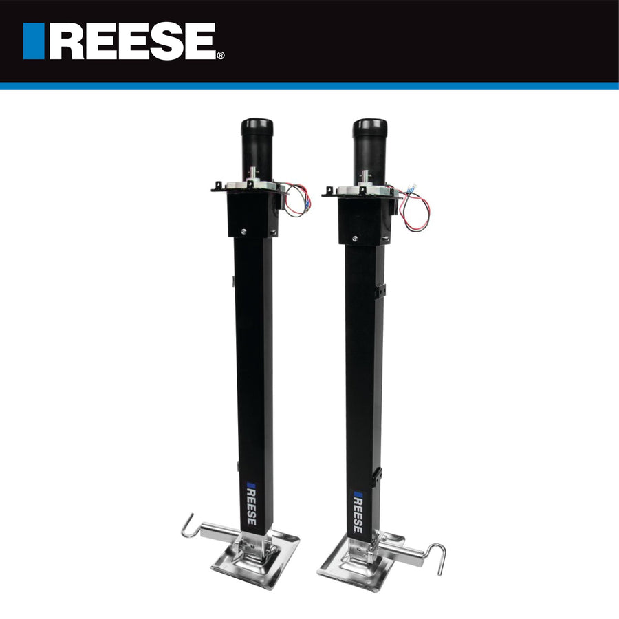 500708 Reese Fifth Wheel Landing Gear, 8,000 lbs. Lift Capacity, 36 Inch Travel