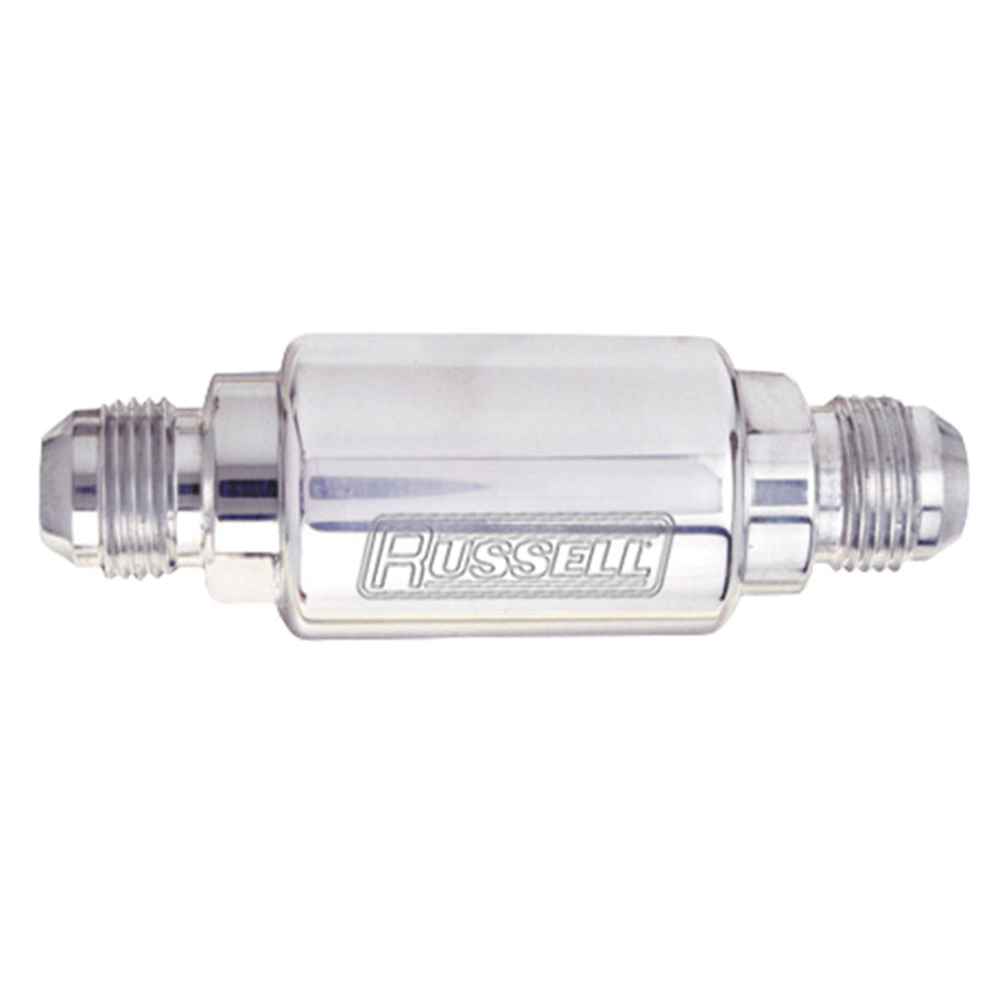 Competition Fuel Filter Edelbrock 650180, -8 X 3/8" Male Npt Polished Aluminum