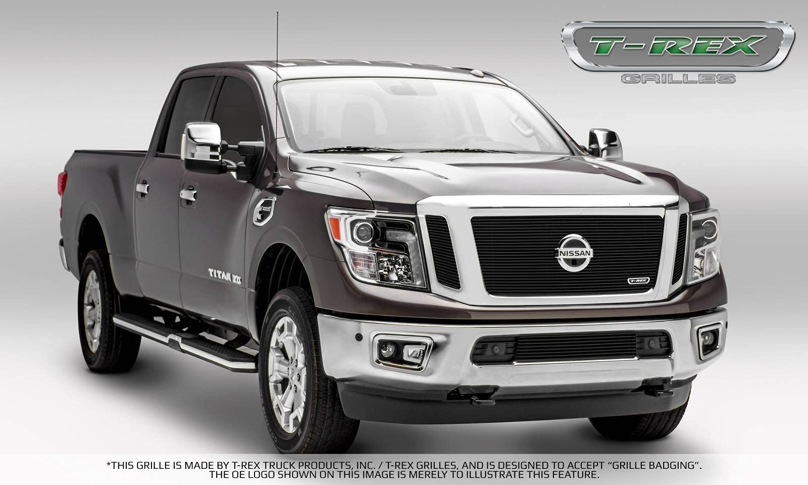 Billet Black T-Rex 20785B Grille T-Rex Nissan Titan