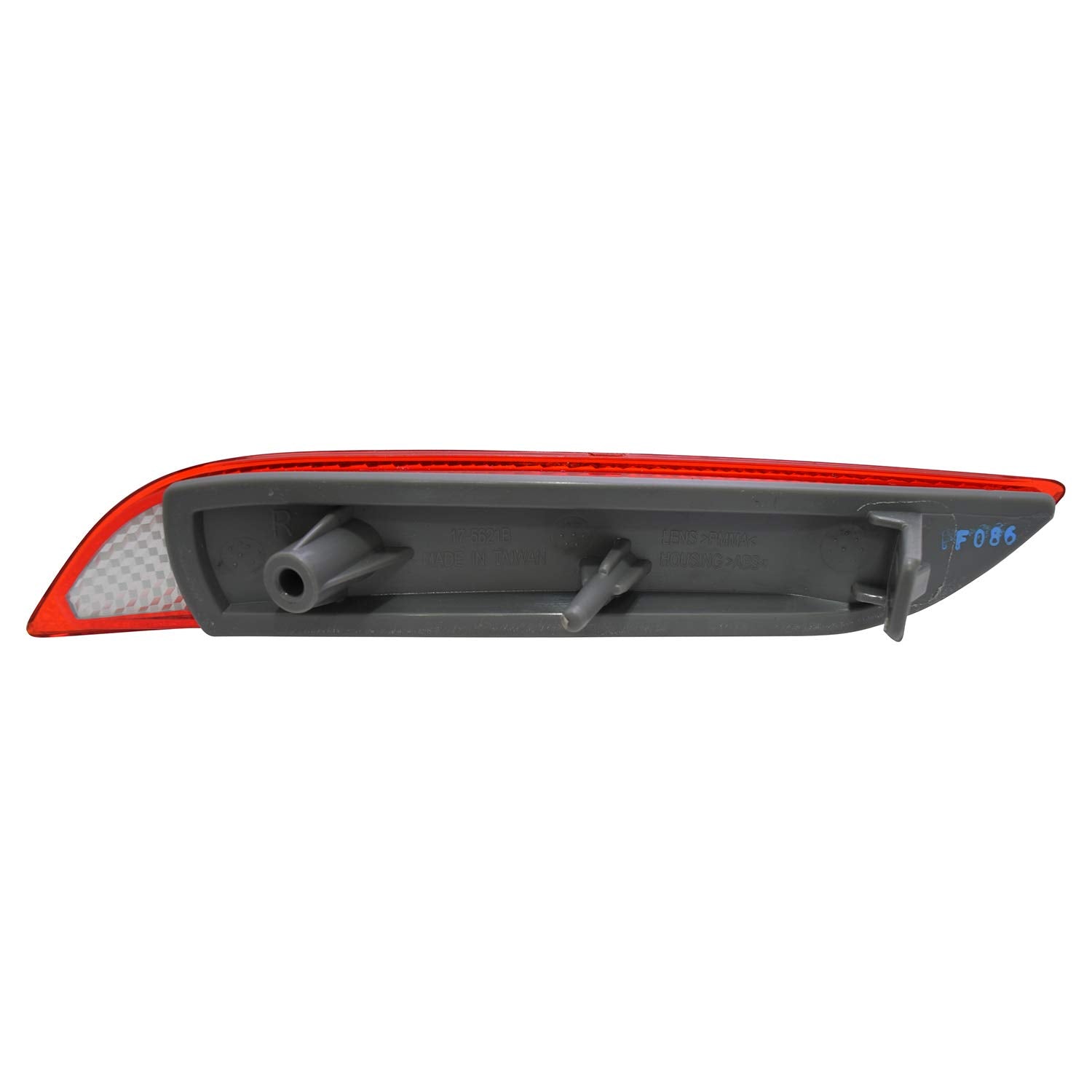 Right TYC Reflector Assembly Compatible with 2017-2018 Toyota Corolla