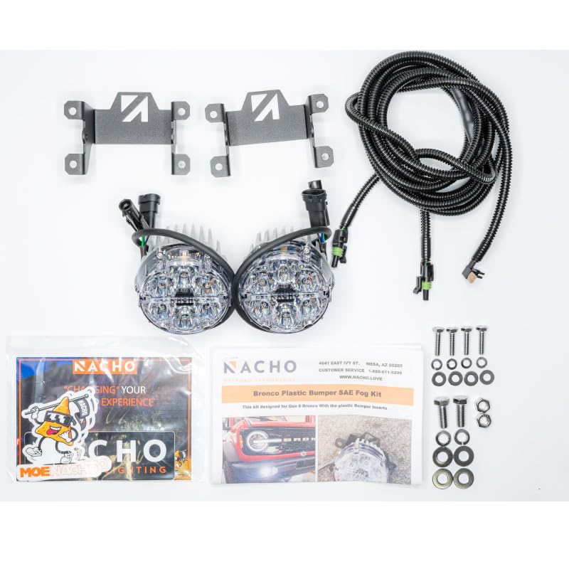 Fog Kit Plug N Play Compatible to Ford Bronco Gen 6
