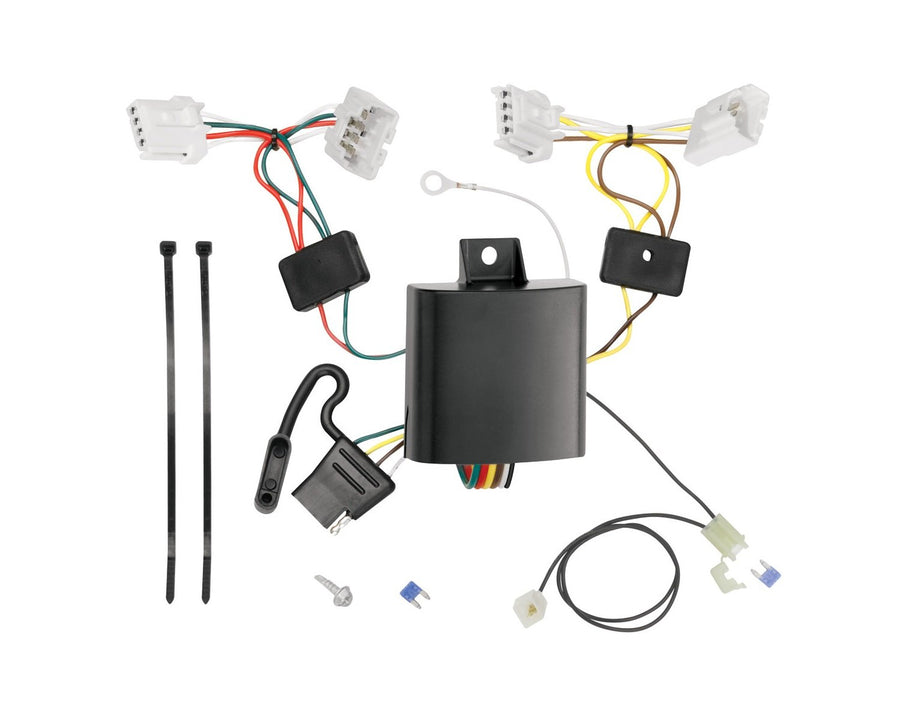 T-One® TEKONSHA Harness T-Connector, 4-Way Flat, Compatible with Select Nissan Murano Silver