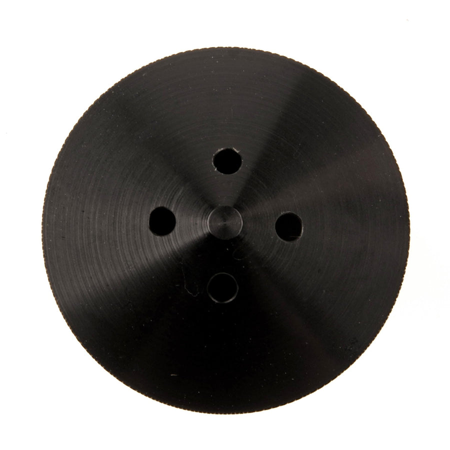 G-Force T-H Marine Eliminator Trolling Motor Prop Nut for Lowrance Ghost - 6061 Billet Aluminum Noise Reduction Prop Nut Upgrade with Cooling Ports and O-Ring Vibration Damping - Black