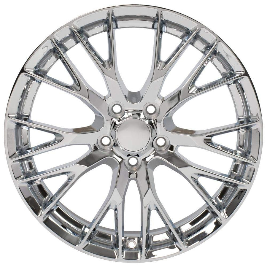 CV22C-20010-5475-79C OE Wheels 20" Replica Wheel CV22 Fits Chevrolet Corvette - C7 Z06 Rim 20x10 Chrome Wheel