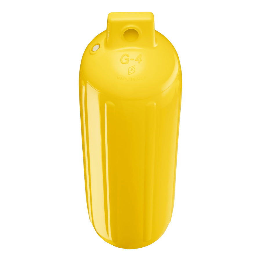 Yellow Polyform G-4 Boat Fender