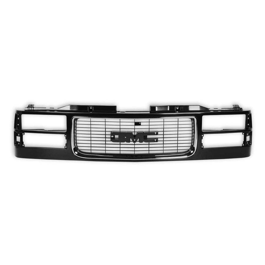 GMT400 GMC Grille - Holley Classic Trucks Composite Headlights - Black/Chrome
