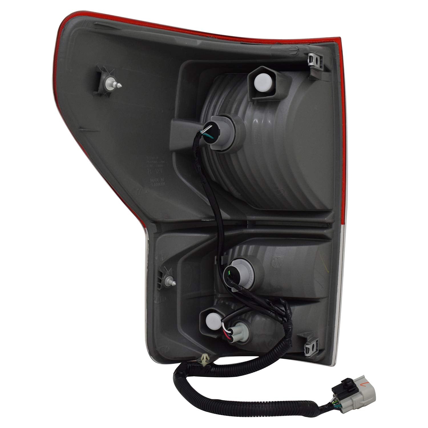Right TYC Tail Light Assembly Compatible with 2010-2013 Toyota Tundra