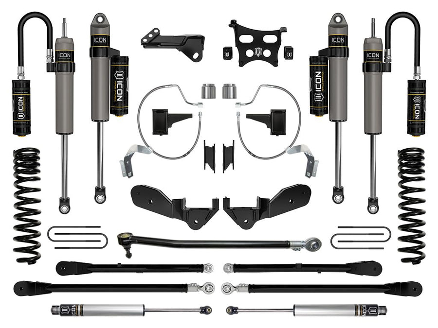2023-2025 Ford F-250/F-350 Super Duty ICON 4WD, Diesel, 4.5" Lift, Stage 6 Suspension System