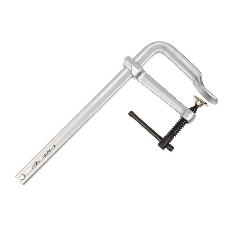 Wilton F-Clamp Regular-Duty, 12" Opening, 5-1/2" Throat, 1800 Lbs. Clamping Force (Model 1800S-12)