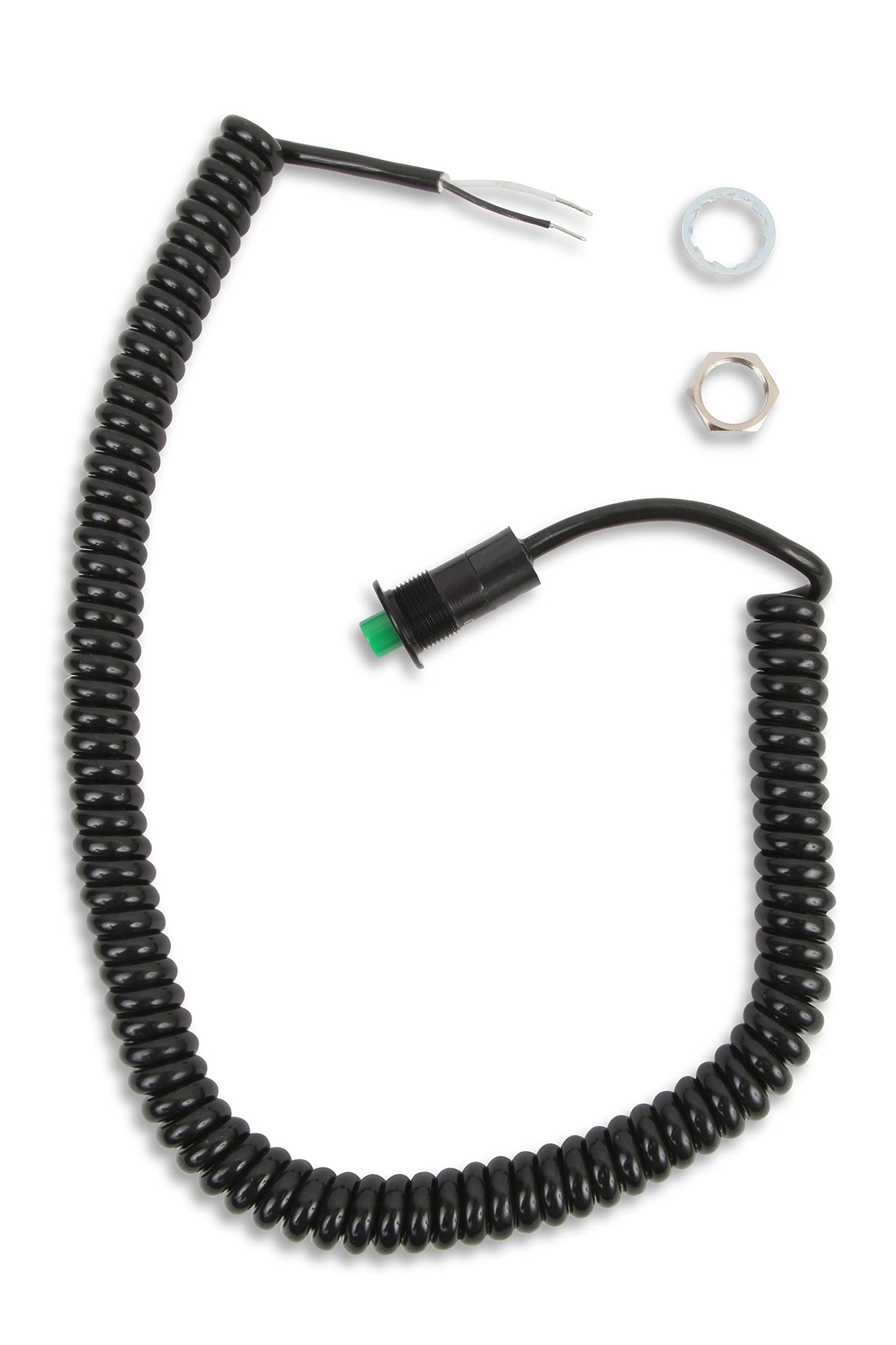 Remote Actuator Button B&M 46003 with Spiral Cord, Green