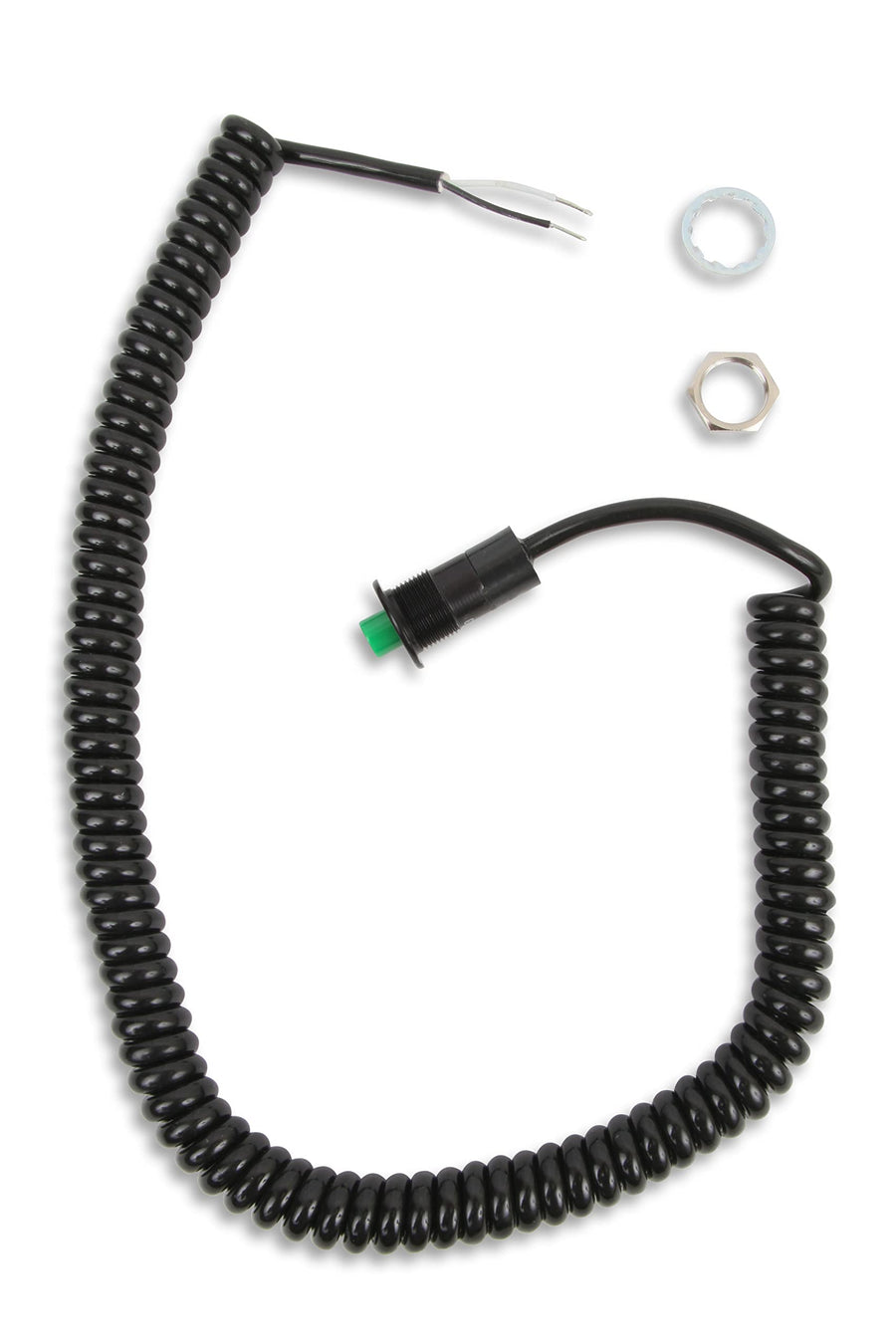 Remote Actuator Button B&M 46003 with Spiral Cord, Green