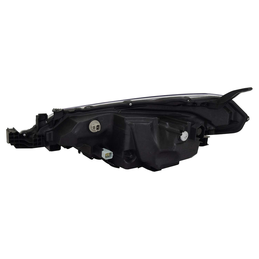Right TYC Headlight Assembly Compatible with 2017-2019 Toyota Corolla