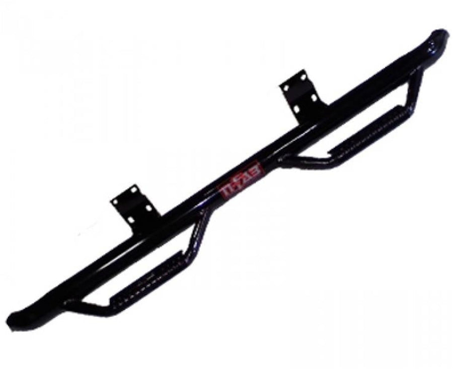 Toyota Tacoma RealTruck Nerf Steps | Wheel-to-Wheel, Heavy Duty Steel, Gloss Back | T0678QC | Fits 2005-2015 Toyota Tacoma Access Cab 6' Standard Bed, SRW Gas
