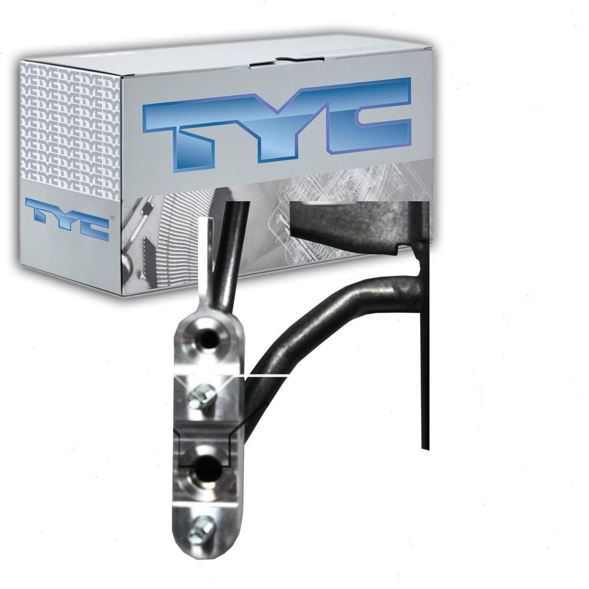 Condenser Assembly TYC 3786 Compatible with 2010-2012 Ford Fusion