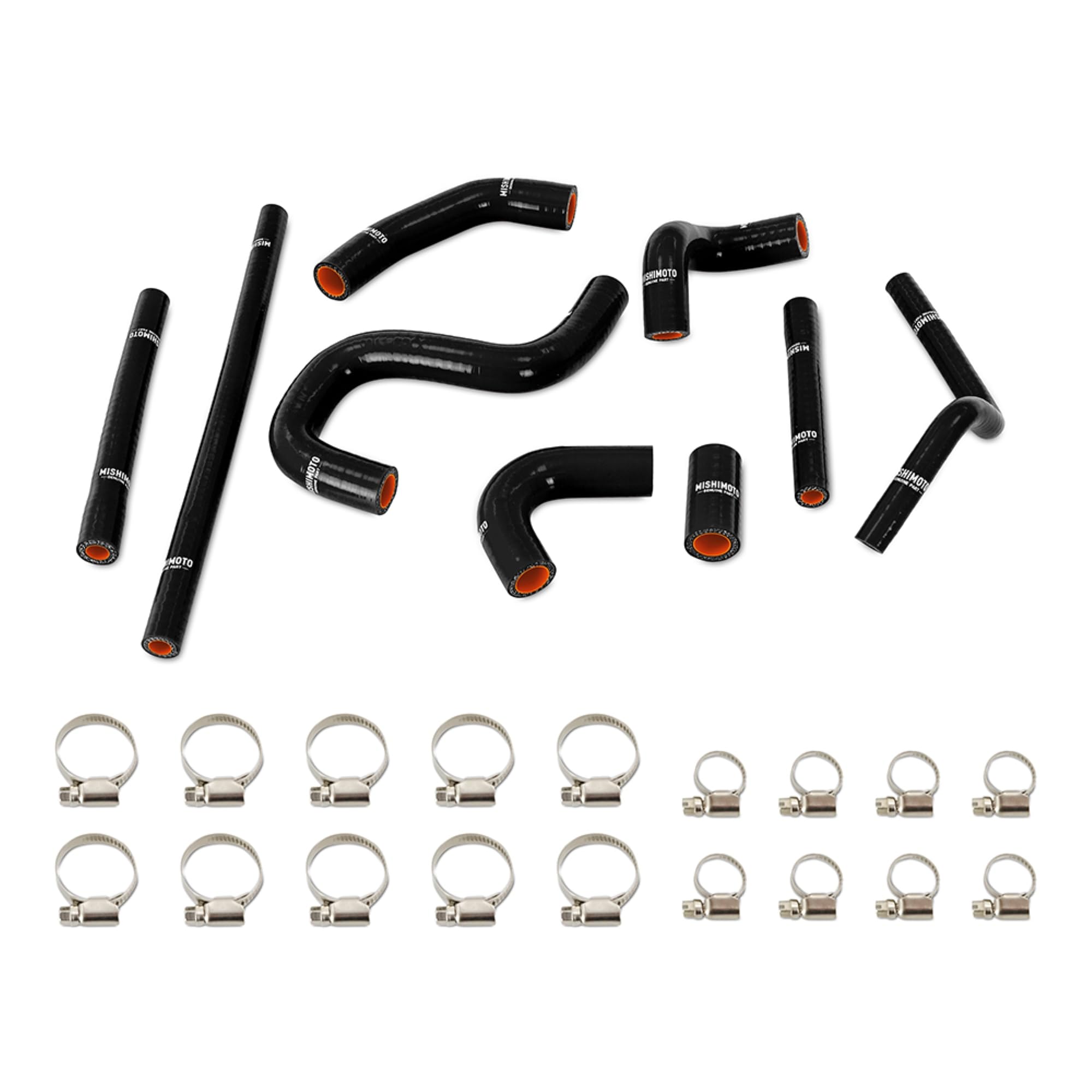 Mishimoto Silicone Heater Hose Kit MMHOSE-4RUN34-96HHRBK, with Rear Heater, Compatible with 4Runner 3.4L, 1996-2002, Black