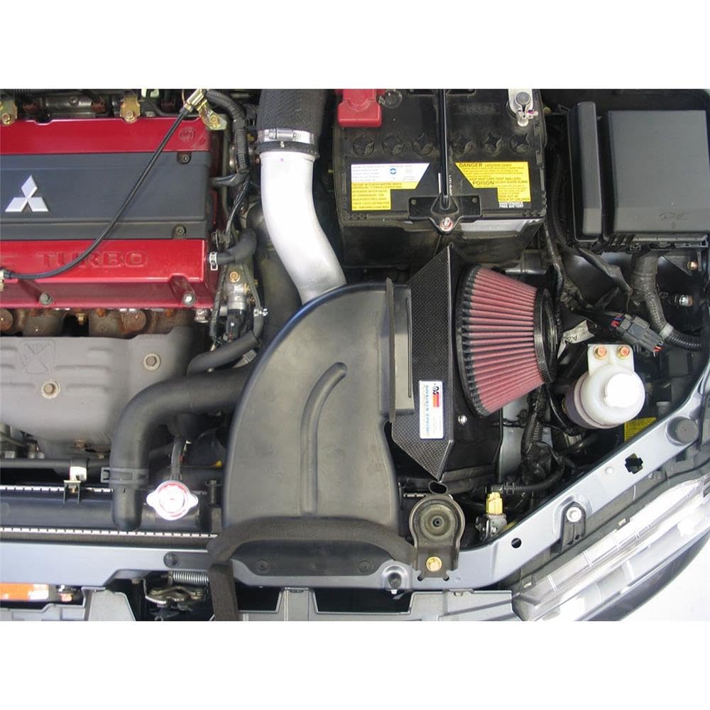 Cold Air Intake System K&N: High-Flow Air-Filter, Increase Performance & Horsepower: Compatible with 2003-2005 MITSUBISHI Lancer Evolution, 69-6543TP