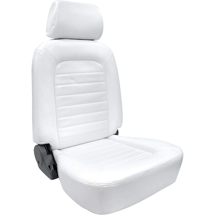 White Vinyl Racing Classic Recliner Left Seat ProCar by Scat 80-1500-53L