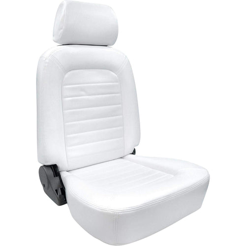 White Vinyl Racing Classic Recliner Right Seat ProCar by Scat 80-1500-53R