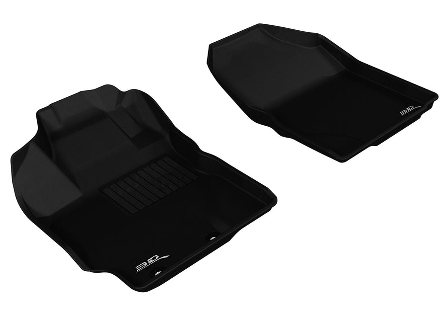 Kagu 3D MAXpider Floor Mat (Black) Compatible with Toyota Yaris Hatchback 2012-2018 - Front Row