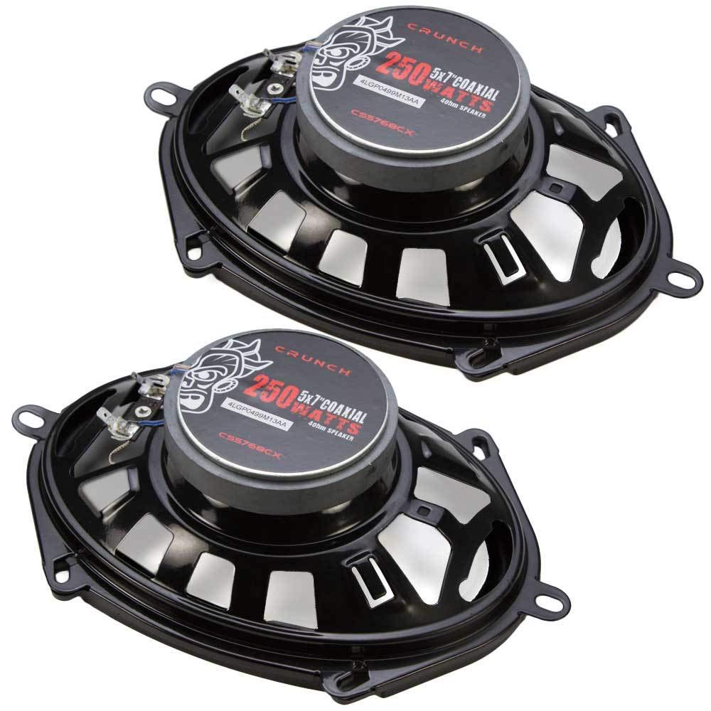 CS5768CX Crunch Speakers CS Series (5" x 7"/6" x 8", Coaxial, 250 Watts max)