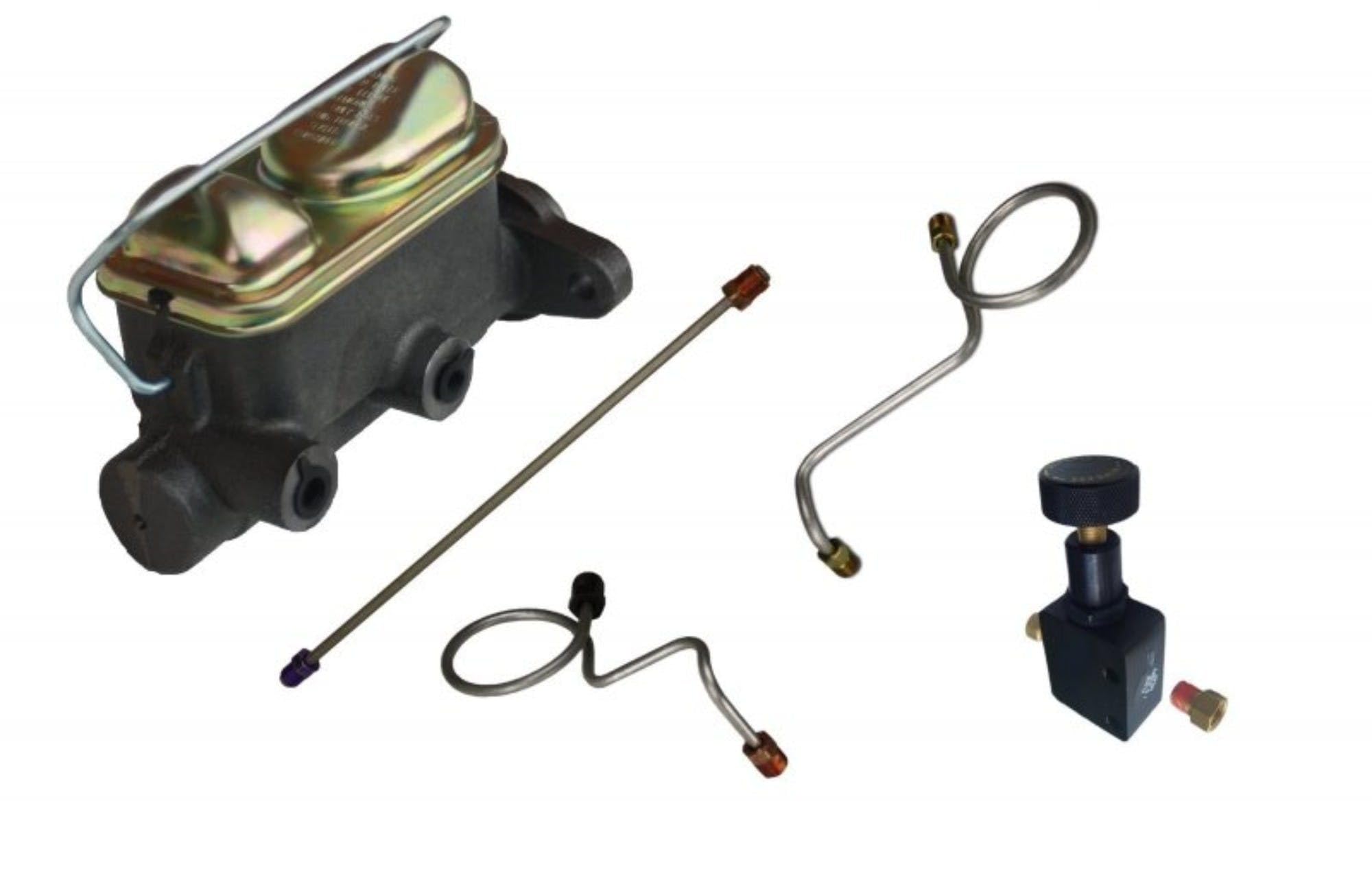 Manual Disc Brake Conversion LEED BRAKES 67-69 Ford - 4 Piston