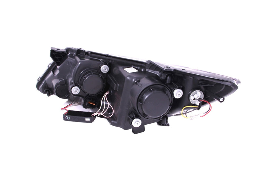 Chrome/Clear/Amber Halogen Projector Headlight AnzoUSA for Kia Optima