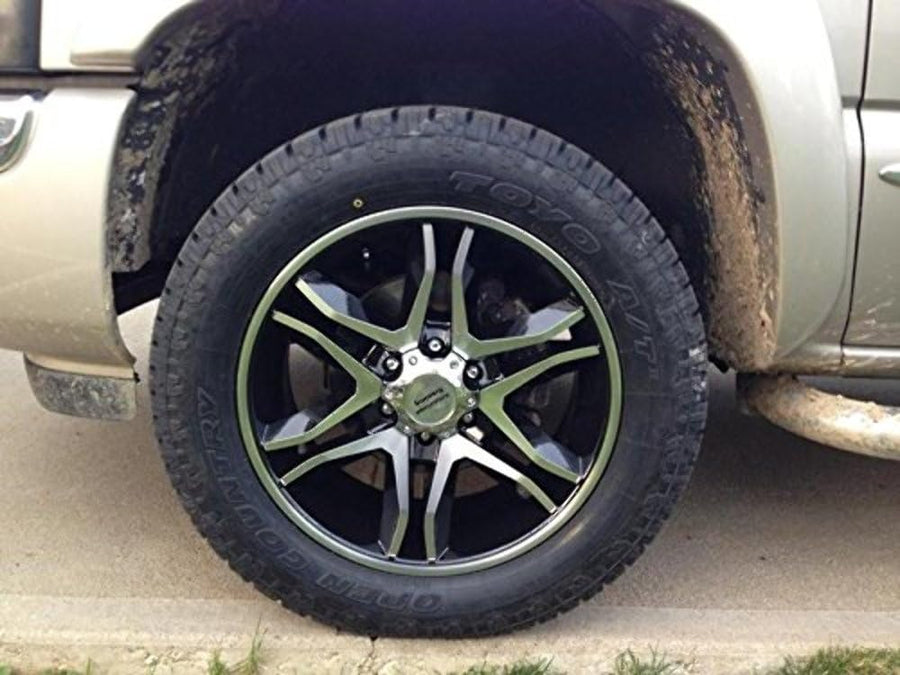 AR893 MAINLINE American Racing 18X8.5 6X5.5 5.93 30mm GLOSS BLACK MACHINED - AR89388568330