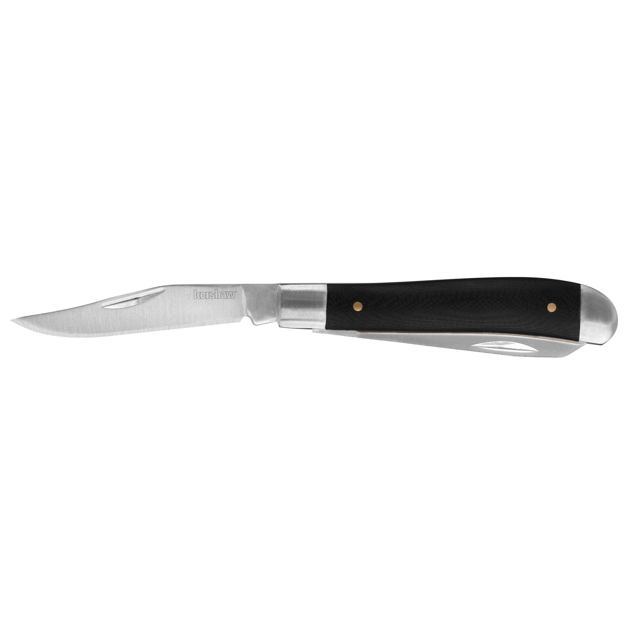 Kershaw Folding Pocket Knife Gadsden, Two 2.75-Inch Blades with Manual Open, Slipjoint Lock (4381)