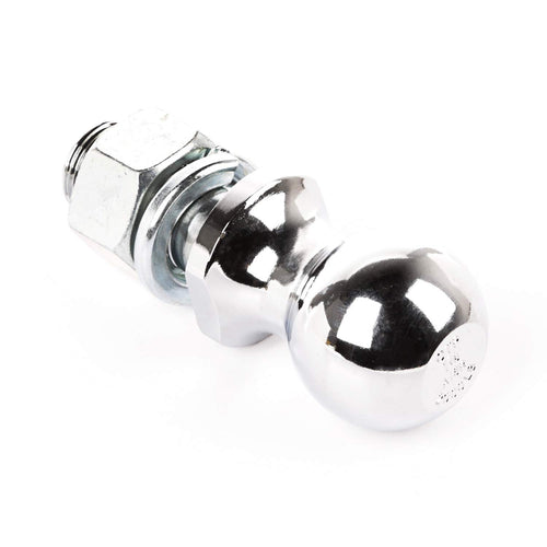 Trailer Hitch Ball, Rugged Ridge | 1-7/8 Inch Ball, 1 Inch Diameter Shank, Chrome | 11305.04